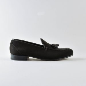 Franco Mocassino in Camoscio Tdm con nappine