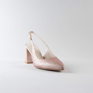 Slingback Amanda 70mm - Glitter Nude