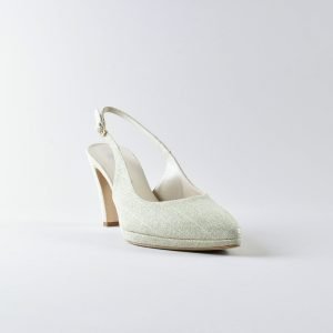Slingback Amanda 80mm - Galassia Platino