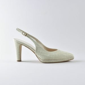Slingback Amanda 80mm - Galassia Platino