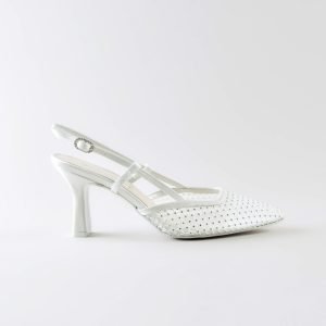 Slingback Reila 70 mm - Rete Strass