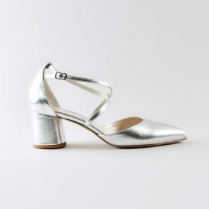 Cross Strap Penny 50mm - Laminato Argento