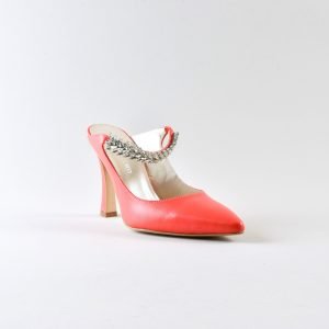 Sabot Letizia 90mm - Nappa Corallo
