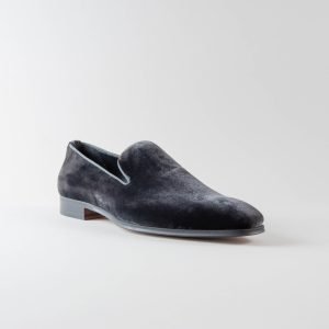 Antonio Slip On in Velluto Grigio