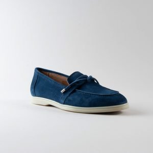 Mocassino Margot - Camoscio Blu