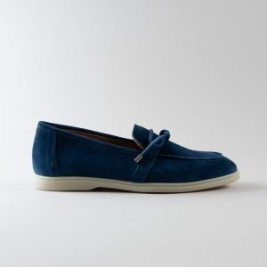 Mocassino Margot - Camoscio Blu