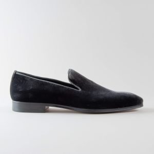 Antonio Slip On in Velluto Grigio