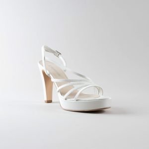 Sandalo Jasmine 100pl mm - Glitter e Satin avorio