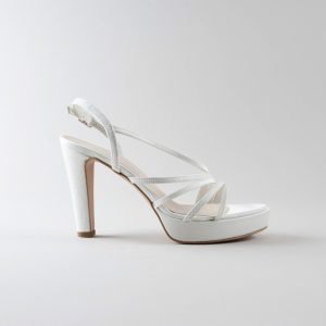 Sandalo Jasmine 100pl mm - Glitter e Satin avorio