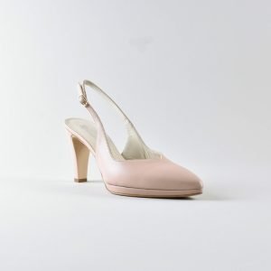Slingback Jenny 80mm - Nappa Cipria