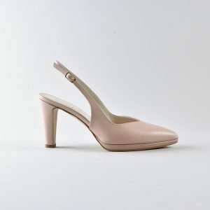 Slingback Jenny 80mm - Nappa Cipria