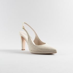 Slingback Amanda 100mm - Galassia Platino