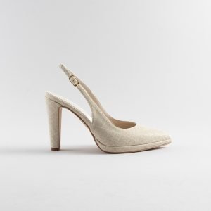 Slingback Amanda 100mm - Galassia Platino