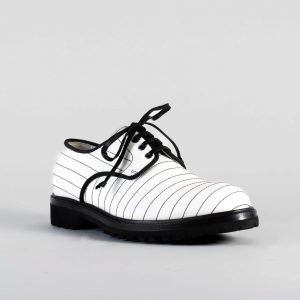 Derby Judy in pelle bianca