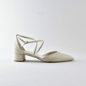 Cross Strap Penny 35mm - Galassia Platino