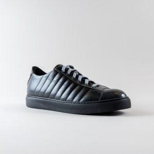 Sneakers Davin in Pelle Nera
