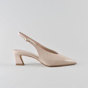 Slingback Helena 50mm - Nappa Lux Nude
