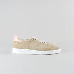 Sneakers Lara in camoscio Taupe
