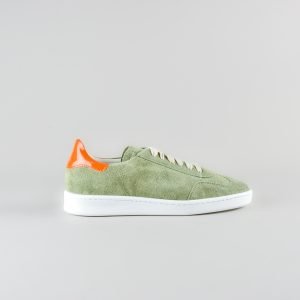 Sneakers Lara in camoscio Verde