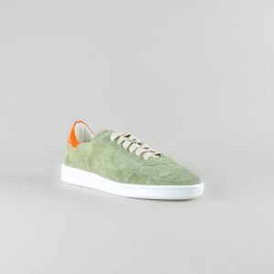 Sneakers Lara in camoscio Verde