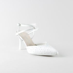 Scarpa Sposa con applicazioni a mano