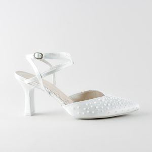 Scarpa Sposa con applicazioni a mano